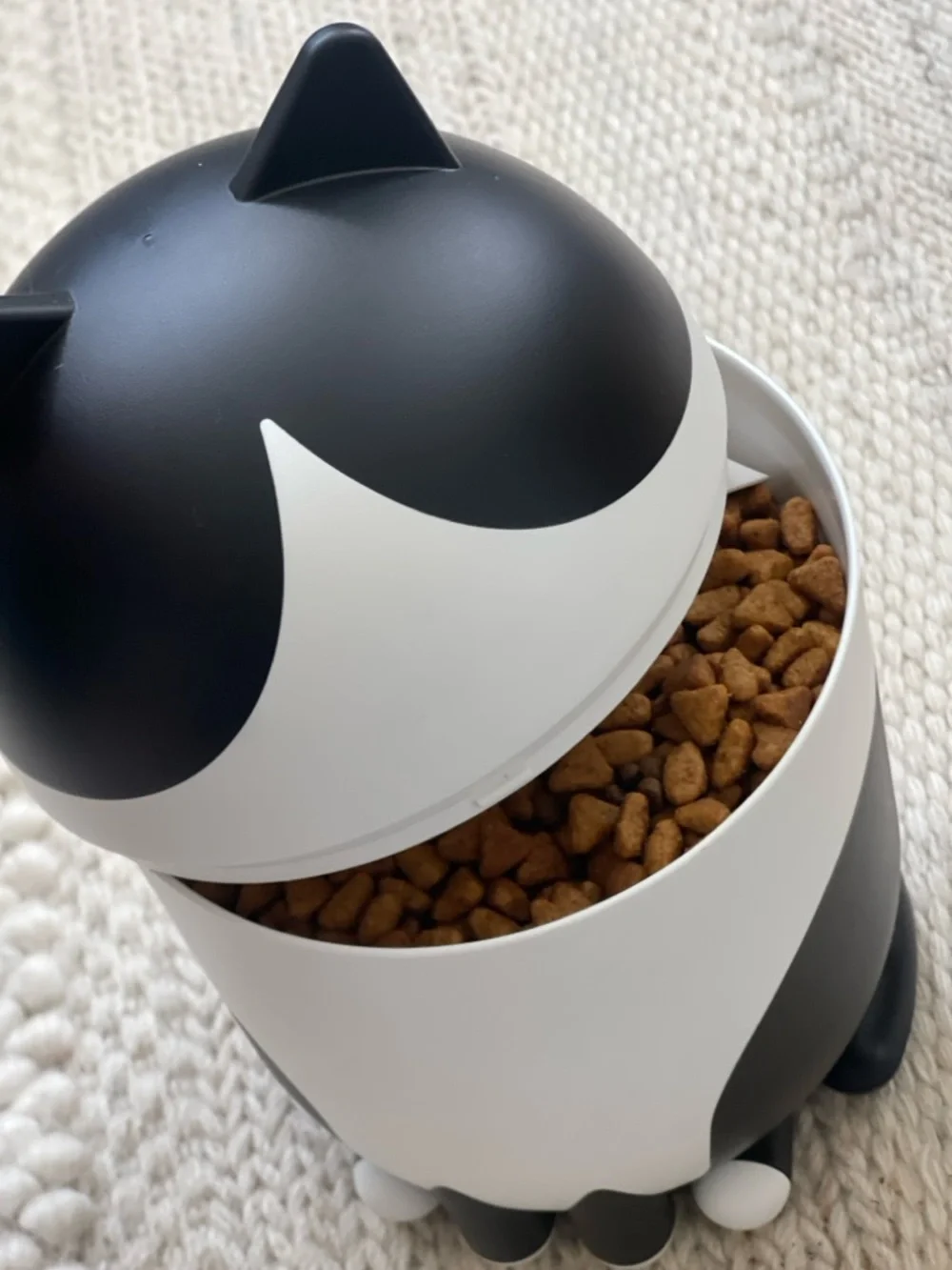 Ikea Black/White Cat Container